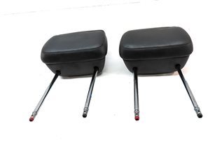 Thumbnail 2: 12-18 AUDI A8 S8 D4 4H FRONT LEFT DRIVER & RIGHT PASSENGER HEADREST SET2 (BLACK)