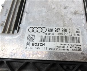 Thumbnail 4: 2011-2013 AUDI A8 (D4 4H) 4.2L CDRA V8 ENGINE CONTROL MODULE COMPUTER ECU ECM