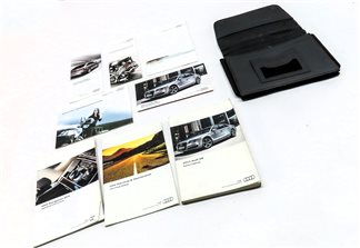 Thumbnail 3: 2012 AUDI A8 (D4 4H) 4.2L (CDRA) ENGINE OWNERS MANUAL BOOKLET SET/9 w/CASE