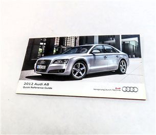Thumbnail 7: 2012 AUDI A8 (D4 4H) 4.2L (CDRA) ENGINE OWNERS MANUAL BOOKLET SET/9 w/CASE