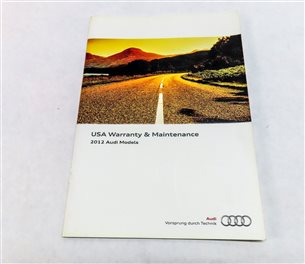 Thumbnail 9: 2012 AUDI A8 (D4 4H) 4.2L (CDRA) ENGINE OWNERS MANUAL BOOKLET SET/9 w/CASE