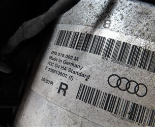 Thumbnail 6: 2011-2018 AUDI A8 S8 (D4 4H) REAR RIGHT PASSENGER AIR SUSPENSION SHOCK STRUT