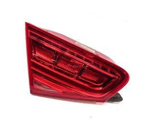 11-14 AUDI A8 S8 (D4 4H) LEFT DRIVER REAR TRUNK INNER LED TAILLIGHT LIGHT LAMP