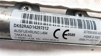 Thumbnail 5: 2014-2020 RANGE ROVER SPORT (L494) RIGHT PASSENGER SIDE CURTAIN AIRBAG AIR BAG