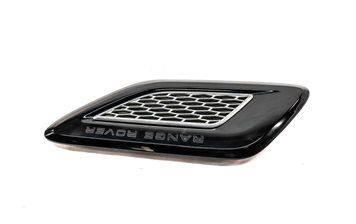 Thumbnail 4: 15 RANGE ROVER SPORT L494 FRONT RIGHT PASSENGER HOOD GRILL TRIM BLACK/SILVER