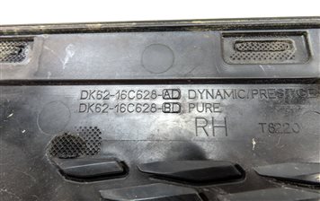 Thumbnail 6: 15 RANGE ROVER SPORT L494 FRONT RIGHT PASSENGER HOOD GRILL TRIM BLACK/SILVER