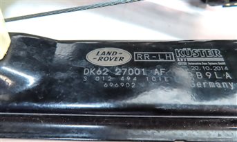Thumbnail 6: 2014-2020 RANGE ROVER SPORT (L494) REAR LEFT DOOR WINDOW REGULATOR w/MOTOR