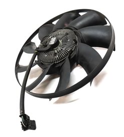 Thumbnail 3: 13-16 RANGE ROVER SPORT (L405 L494) CONDENSER ELECTRIC COOLING FAN & SHROUD