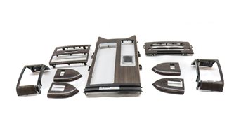 Thumbnail 2: 15 RANGE ROVER SPORT (L494) INTERIOR DASH CONSOLE DOOR TRIM SET/9 (ZEBRA WOOD)