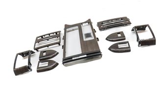 Thumbnail 3: 15 RANGE ROVER SPORT (L494) INTERIOR DASH CONSOLE DOOR TRIM SET/9 (ZEBRA WOOD)