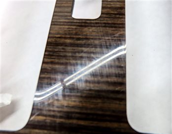 Thumbnail 9: 15 RANGE ROVER SPORT (L494) INTERIOR DASH CONSOLE DOOR TRIM SET/9 (ZEBRA WOOD)