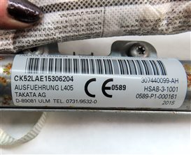 Thumbnail 5: 2013-2017 RANGE ROVER (L405) SWB - LEFT DRIVER ROOF SIDE CURTAIN AIRBAG AIR BAG