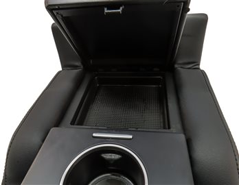 Thumbnail 8: 2016 LAND RANGE ROVER (L405) REAR SEAT BACK CENTER ARM REST w/CUPHOLDER (BLACK)
