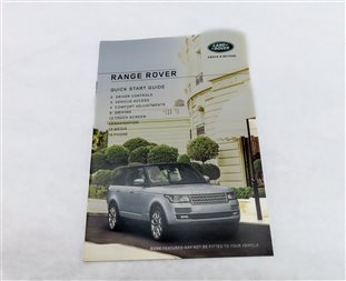 Thumbnail 6: 16 LAND RANGE ROVER (L405) 5.0L SUPER ENGINE OWNER'S MANUAL BOOKLETS SET w/CASE