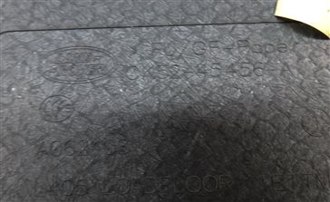 Thumbnail 8: 2016 LAND RANGE ROVER (L405) REAR TRUNK EMERGENCY SPARE TIRE COVER PANEL (BLACK)