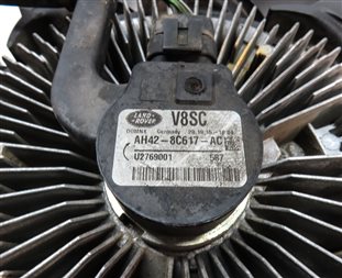 Thumbnail 5: 13-16 RANGE ROVER SPORT (L405 L494) CONDENSER ELECTRIC COOLING FAN & SHROUD
