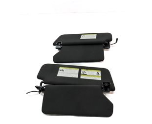 Thumbnail 5: 16-22 LAND RANGE ROVER L405 LEFT DRIVER & RIGHT PASSENGER SUN VISOR SET (BLACK)