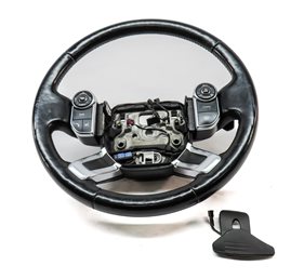 Thumbnail 2: 13-21 LAND ROVER DISCOVERY RANGE ROVER (L405 L462) HEATED STEERING WHEEL (BLACK)