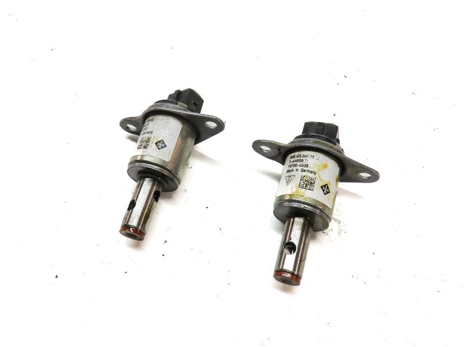 Thumbnail 1: 09 PORSCHE CAYENNE (957) 4.8L ENGINE CAM SHAFT CAMSHAFT ADJUSTER SOLENOID SET/2
