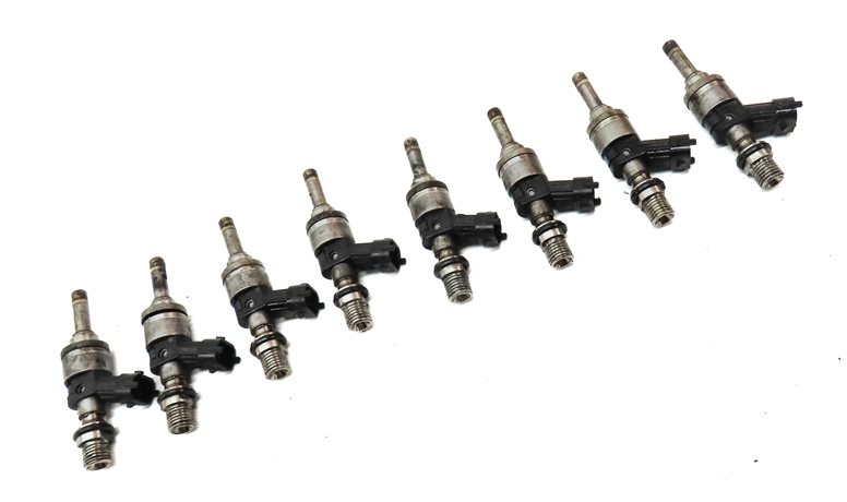Thumbnail 3: 09-14 PORSCHE CAYENNE PANAMERA (958 970) 4.8L M48 NON-TURBO FUEL INJECTOR SET 8