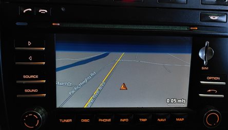 09-10 PORSCHE CAYENNE (957) FRONT CENTER DASH RADIO CD NAVI MULTIMEDIA SCREEN