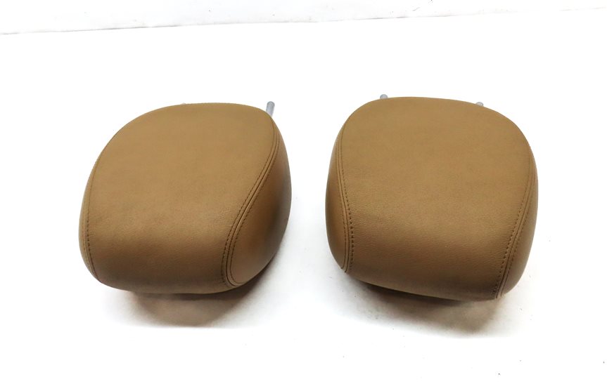 Thumbnail 4: 2005-2010 PORSCHE CAYENNE (955 957) FRONT LEFT & RIGHT SEAT HEADREST SET (BEIGE)