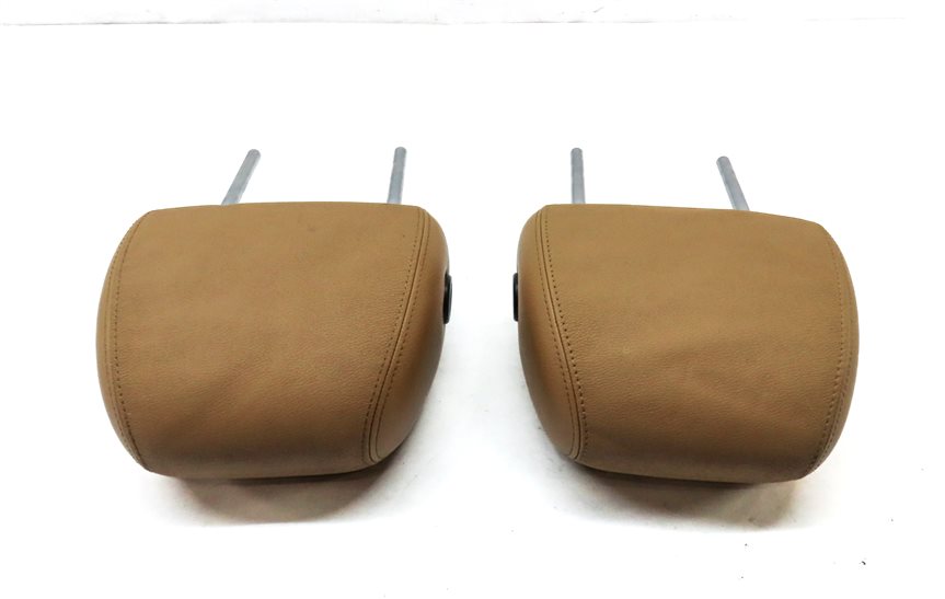 Thumbnail 5: 2005-2010 PORSCHE CAYENNE (955 957) FRONT LEFT & RIGHT SEAT HEADREST SET (BEIGE)