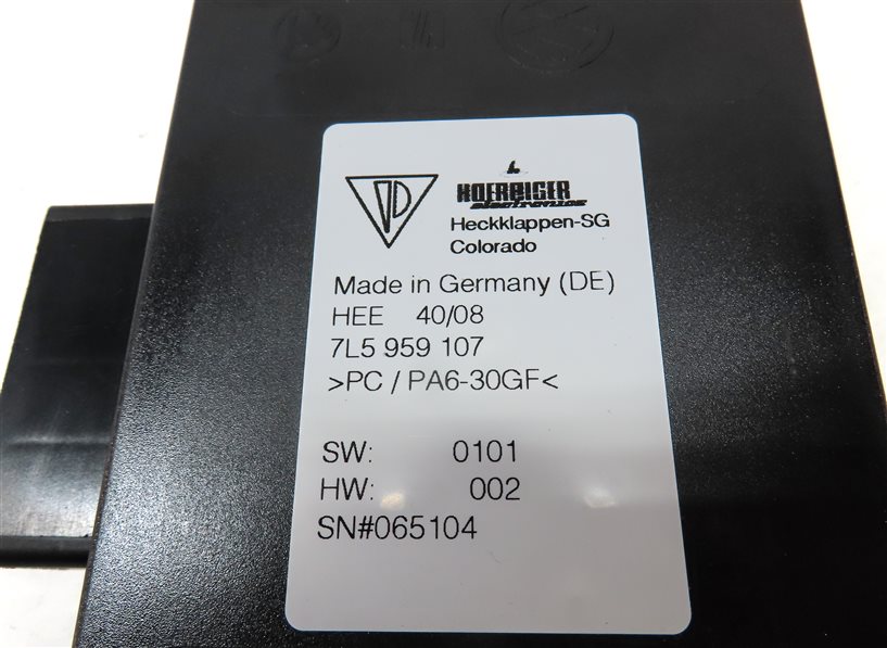 Thumbnail 4: 2009 PORSCHE CAYENNE (957) REAR TRUNK TAILGATE LIFTGATE CONTROL MODULE