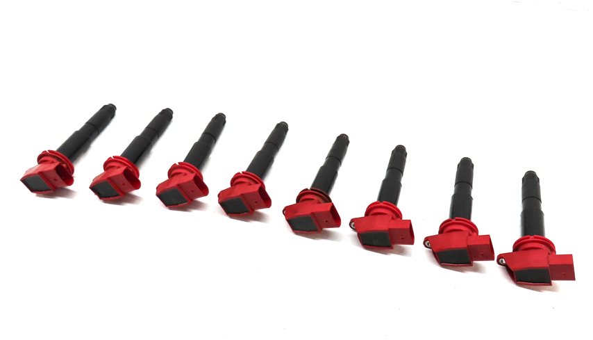 Thumbnail 1: 2008-2010 PORSCHE CAYENNE (957) 4.8L V8 ENGINE IGNITION COIL IGNITER SET-8
