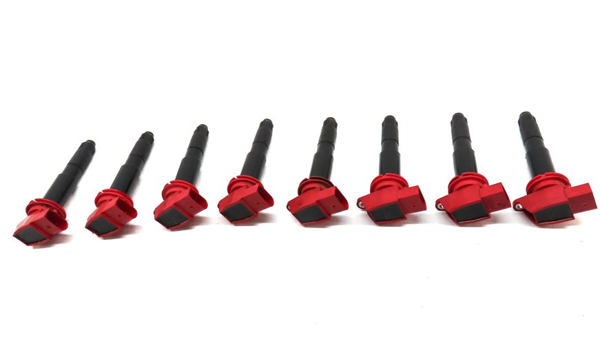 Thumbnail 2: 2008-2010 PORSCHE CAYENNE (957) 4.8L V8 ENGINE IGNITION COIL IGNITER SET-8