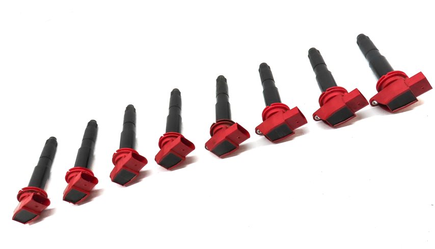 Thumbnail 3: 2008-2010 PORSCHE CAYENNE (957) 4.8L V8 ENGINE IGNITION COIL IGNITER SET-8