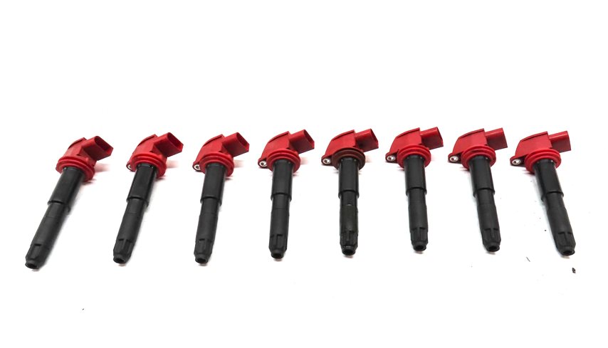 Thumbnail 4: 2008-2010 PORSCHE CAYENNE (957) 4.8L V8 ENGINE IGNITION COIL IGNITER SET-8