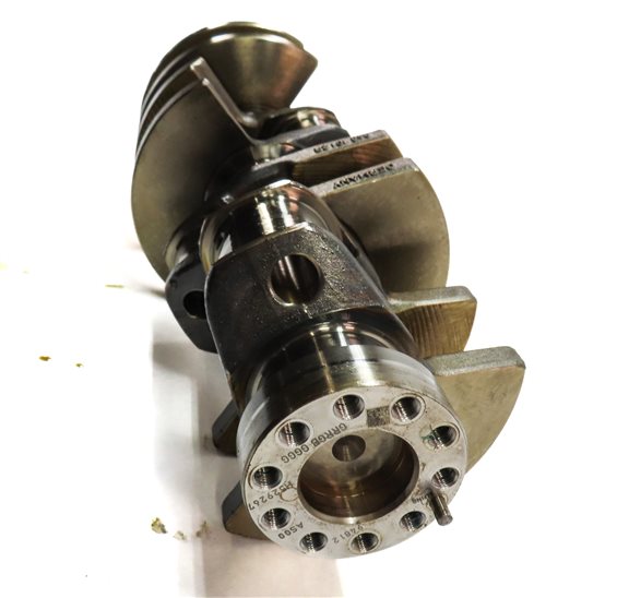 Thumbnail 4: 2009 PORSCHE CAYENNE (957) 4.8L ENGINE MOTOR CRANK SHAFT CRANKSHAFT