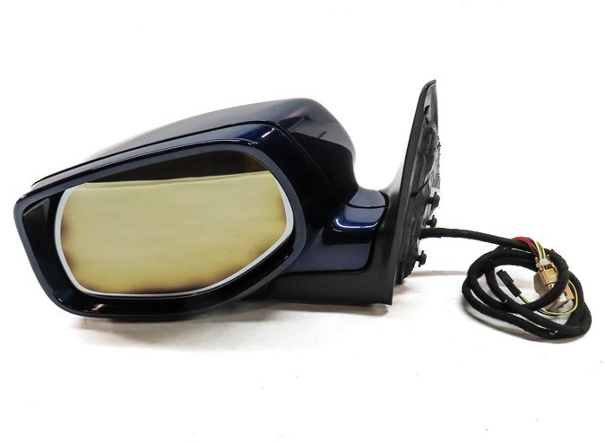 Thumbnail 2: 2008-2010 PORSCHE CAYENNE (957) LEFT P-FOLD HEATED AUTODIM MEMORY MIRROR (BLUE)
