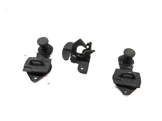 2012 MERCEDES GL450 (X164) FRONT HOOD BONNET LID SAFETY HOOK CATCH LATCH SET/3