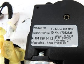 Thumbnail 6: 07-12 MERCEDES GL450 ML320 ML350 ML500 GL320 R320 R350 W251 W164 SUNROOF MOTOR