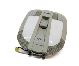 2012 MERCEDES GL450 (X164) FRONT OVERHEAD DOME LIGHT LAMP w/SWITCH (GRAY)
