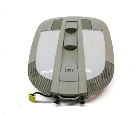Thumbnail 2: 2012 MERCEDES GL450 (X164) FRONT OVERHEAD DOME LIGHT LAMP w/SWITCH (GRAY)