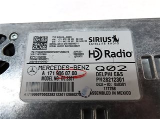 Thumbnail 4: 2012 MERCEDES GL450 (X164) SIRIUS SATELLITE RADIO CONTROL MODULE RECEIVER