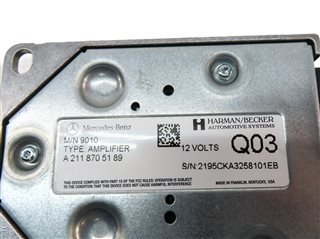 Thumbnail 5: 12 MERCEDES GL450 (X164) RADIO STEREO AUDIO SOUND SYSTEM SUBWOOFER AMPLIFIER AMP
