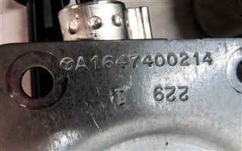 Thumbnail 7: 10-12 GL450 GL550 W164 X164 REAR TRUNK HATCH LIFT ASSIST MOTOR ASSEMBLY