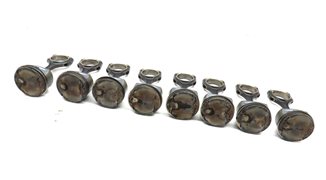 Thumbnail 4: 06-12 MB C E GL ML CLK R CLASS 4.6L M273 ENGINE PISTON & CONNECTING ROD SET/8