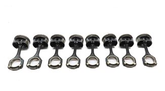 Thumbnail 5: 06-12 MB C E GL ML CLK R CLASS 4.6L M273 ENGINE PISTON & CONNECTING ROD SET/8