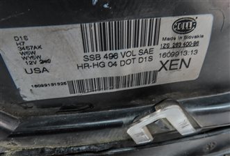 Thumbnail 8: 11-12 MERCEDES GL CLASS (X164) FRONT RIGHT PASSENGER XENON HID HEADLIGHT LAMP