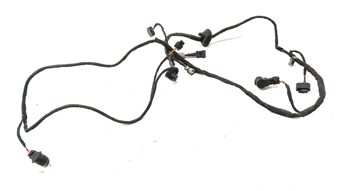 Thumbnail 3: 12 MERCEDES GL450 X164 REAR PARK ASSIST PDC SENSOR SET/3 w/WIRE HARNESS (BLACK)