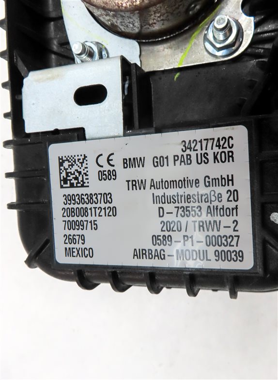 Thumbnail 6: 2018-2023 BMW X3 X4 X4M (G01 G02) FRONT RIGHT PASSENGER DASH SRS AIRBAG AIR BAG