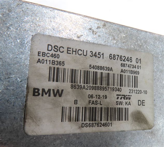 Thumbnail 6: 16-21 BMW 6GT 7 M5 X3 X4 (F06 F10 G01 G02 G11) ABS ANTI-LOCK BRAKE PUMP & MODULE