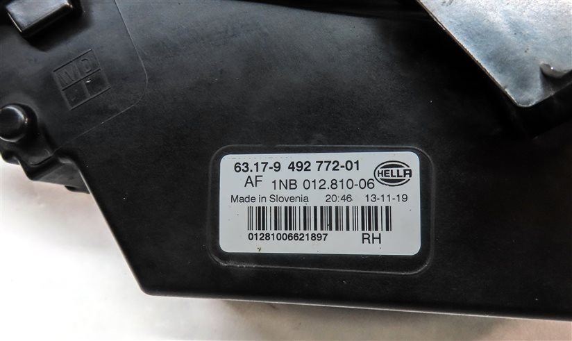 Thumbnail 6: 20-21 BMW X3 X4 (G01 G02) FRONT RIGHT PASSENGER FOGLIGHT FOG LIGHT DRL (LED)