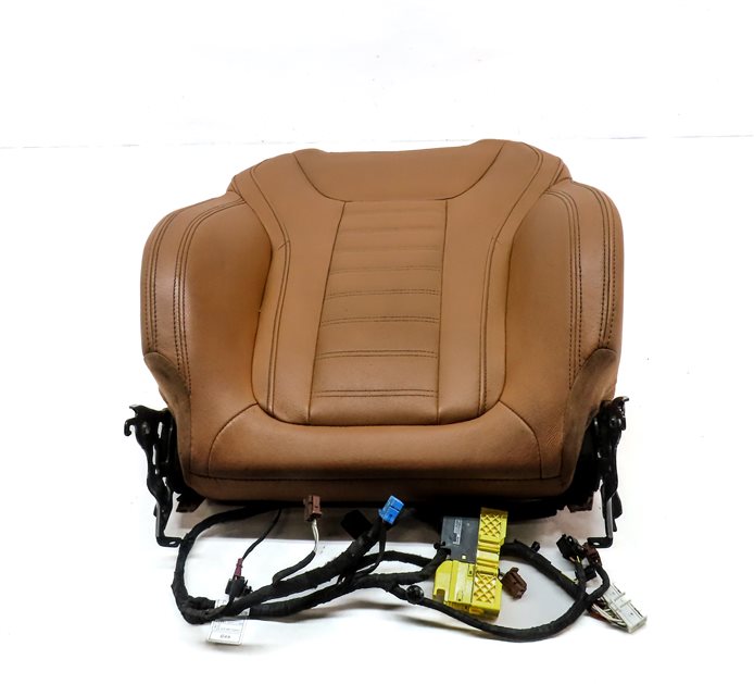 Thumbnail 2: 2020 BMW X3 (G01) FRONT RIGHT PASSENGER UPPER HEATED SPORT SEAT CUSHION (COGNAC)