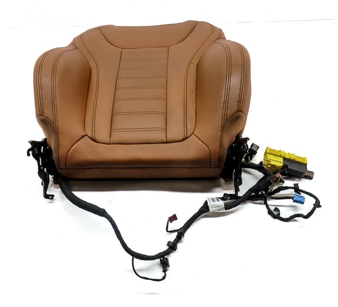 Thumbnail 2: 2020 BMW X3 (G01) FRONT LEFT DRIVER UPPER HEATED SPORT SEAT CUSHION (COGNAC)